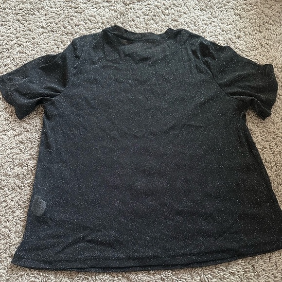 Preloved black Sparkle T-Shirt - Picture 1 of 3